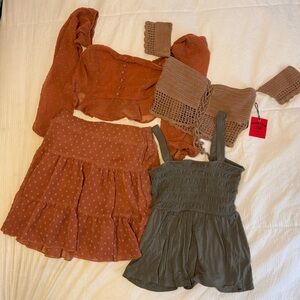 Women’s boho festival summer bundle size small